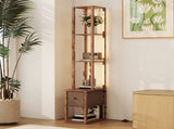 Bathroom Storage Cabinet-White 81574416