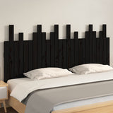 Wall Headboard Black 166x3x80 cm Solid Wood Pine 824812