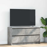 ZNTS TV Cabinet Concrete Grey 100x35x54 cm Engineered Wood 861808