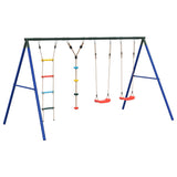 Outdoor Swing Set with Swings. Ladder. Disc Swing 3283627