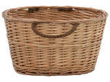Firewood Basket with Carrying Handles 58x42x29 cm Natural Willow 286982