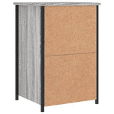 Bedside Cabinets 2 pcs Grey Sonoma 40x36x60 cm Engineered Wood 826000