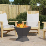 Fire Pit Black 50 x 50 x 40 cm Steel 858960