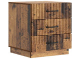 Bedside Cabinet Old Wood 43 x 41 x 63.5 cm Engineered Wood 895253