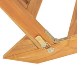 Sun Lounger Teak Teak hardwood Standard Collapsible Sun Lounger 316152