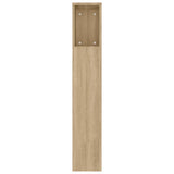 Headboard Cabinet Sonoma oak Engineered wood Full 811946