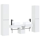 Bathroom Furniture Set 5 pcs White 33 x 34.5 x 160 cm 3406013