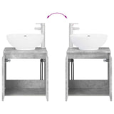 Bathroom Furniture Set 2 pcs Concrete Grey Engineered Wood 3404087