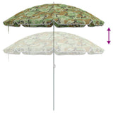 Garden Parasol 263 x 263 x 272 cm 170T Polyester Camouflage 4010670