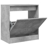 Shoe Cabinet Concrete Grey 60x34x63.5 cm Engineered Wood 839941