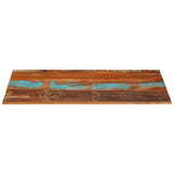 Rectangular Table Top 60x100 cm 15-16 mm Solid Reclaimed Wood 286045