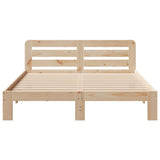 Bed Frame without Mattress 140x200 cm Solid Wood Pine 855549