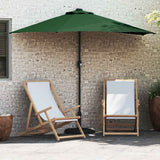 Garden Parasol Green 294 x 150 x 224 cm Polyester and Steel 42003268