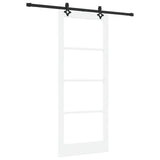 Sliding Door Manual ORKDAL White 86 x 211 cm Wood and metal 3332174