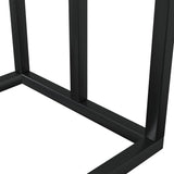Freestanding Towel Rack Black 48x24x79 cm Iron 343090