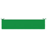 2-Piece Bench Cushions SOEST 2 pcs 100% Polyester Green 949991