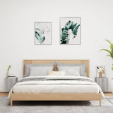 TV Wall Cabinets with LED Lights 2 pcs Grey Sonoma 30.5x35x30 cm 837229