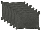 Cushion Cover 6 pcs HOUTEN Anthracite 70 x 70 cm 921388