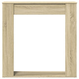 Fireplace Surround Sonoma Oak 100x20x100 cm Engineered Wood 854573