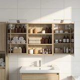 Bathroom Cabinet Set 3 pcs 100 x 10.5 x 50 cm Engineered wood 3403690