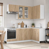 Kitchen Unit LYON 8 pcs Sonoma Oak Engineered Wood 3438509