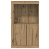 LED Sideboard Artisan Oak 60.5 x 37 x 100 cm Engineered Wood 863016