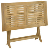 Folding Garden Table 110x55x75 cm Solid Wood Acacia 365736