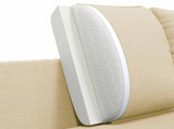 2-Seater Sofa Cream 188 x 81 x 89 cm Fabric 42048606