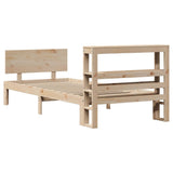 Bed Frame with Headboard without Mattress 90x190 cm Single 3306072