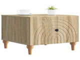 Coffee Table Sonoma Oak 49 x 50 x 40 cm Engineered Wood 894277