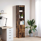 Highboard Smoked Oak 37.5x35x180 cm Engineered Wood 861674