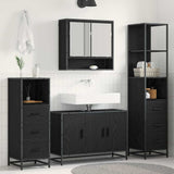 Bathroom Furniture Set 3 pcs Artisan Oak Engineered Wood 3402504