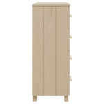 Sideboard HAMAR Honey Brown 79x40x103.5 cm Solid Wood Pine 340424