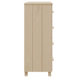 Sideboard HAMAR Honey Brown 79x40x103.5 cm Solid Wood Pine 340424