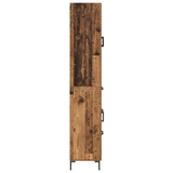 Highboard with Drawer 2 pcs Old Wood Engineered Wood 3415763