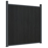 Fence Panel Grey 699x186 cm WPC 3282792