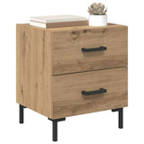Bedside Cabinet with Drawer 2 pcs Artisan Oak 40 x 35 x 47.5 cm 882016