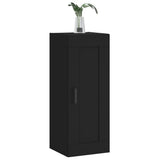 Wall Mounted Cabinet Black 34.5x34x90 cm Engineered Wood 830501