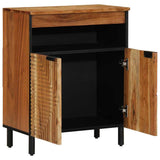 Sideboard with Shelf Brown 60 x 33 x 75 cm Solid Mango Wood 4017781