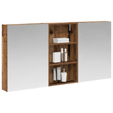 Bathroom Cabinet Set 3 pcs 140 x 14.5 x 70 cm Engineered wood 3403782