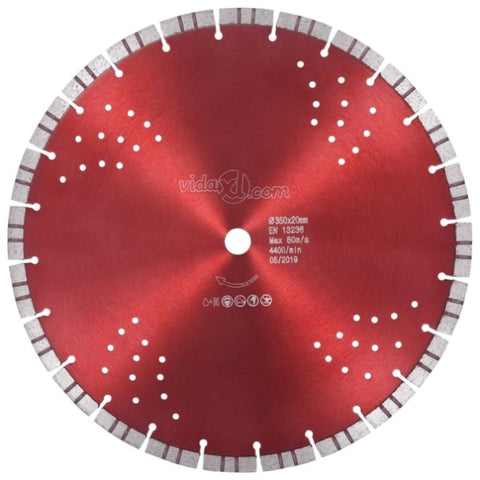 ZNTS Diamond Cutting Disc with Turbo and Holes Steel 350 mm 143234