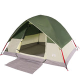 ZNTS Camping Tent Dome 4-Person Green Waterproof 94699