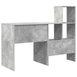 Desk Concrete Grey 131.5 x 50 x 106.5 cm Engineered Wood 869301