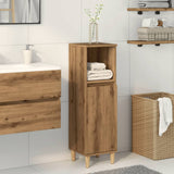 Bathroom Cabinet Artisan Oak 30x30x100 cm Engineered Wood 857109