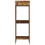 Wash Machine Cabinet with Storage Old Wood 67.5 x 68 x 200 cm 3422790