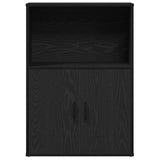Bookcase Black Oak 60x24x85 cm Engineered Wood 860410