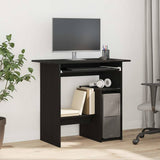 Desk Black Oak 80x45x74 cm Engineered Wood 862007
