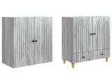 Cabinet Set 2 pcs 66 x 34.5 x 95 cm Engineered Wood 3416436