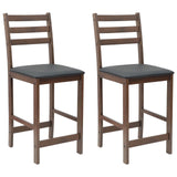 Dining Chairs 2 pcs Light Brown 40 x 47.5 x 99.5 cm 42020466