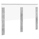 Headboard with Headboard Concrete Grey 150 cm Engineered wood 887751